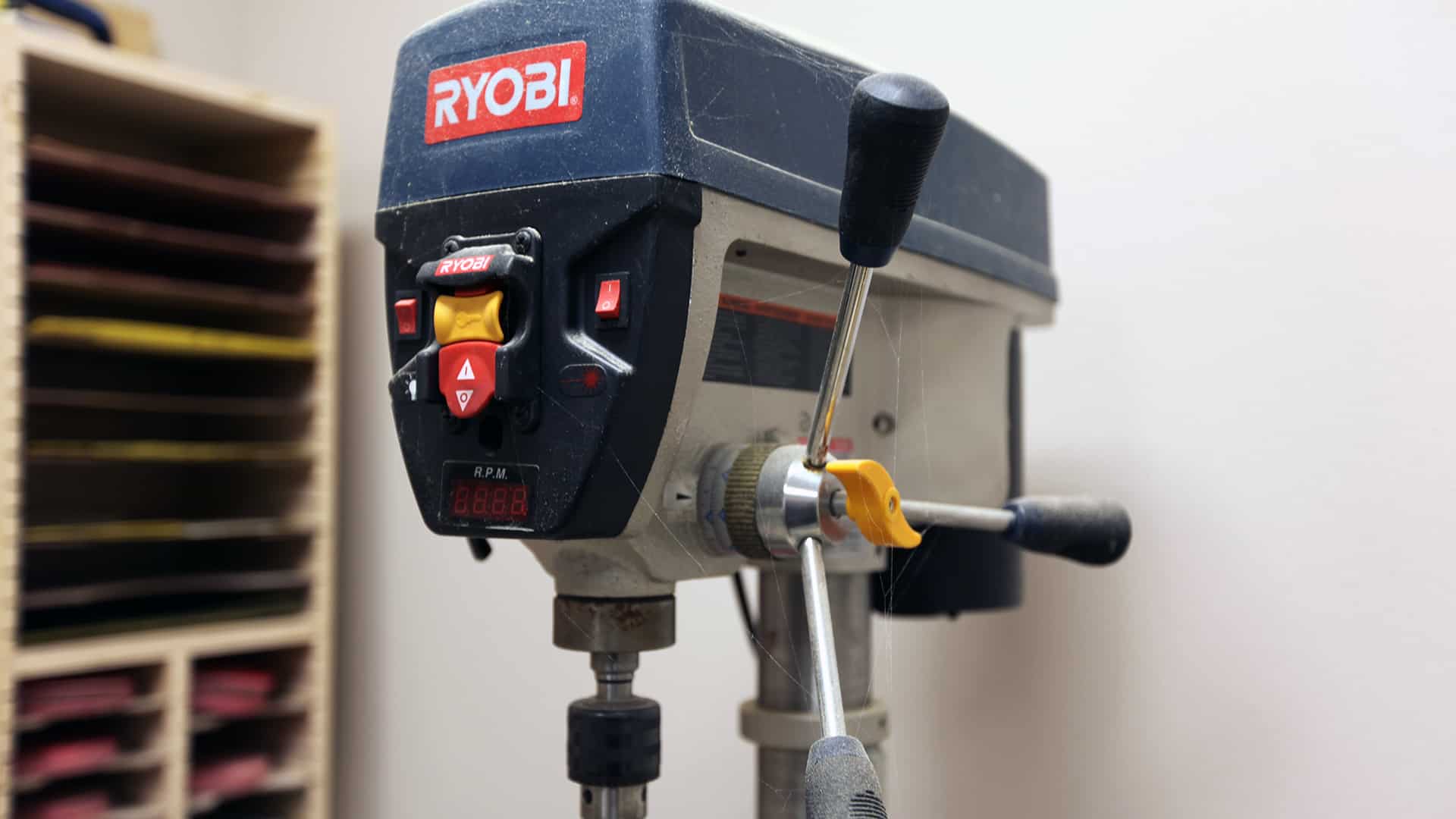 Shop Tour Ryobi Drill Press The Geek Pub