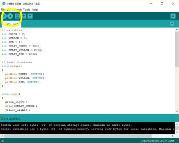 Arduino Traffic Light Project The Geek Pub 8557