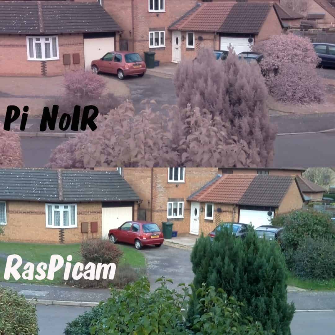 Raspberry Pi NOIR vs Normal Camera - The Geek Pub