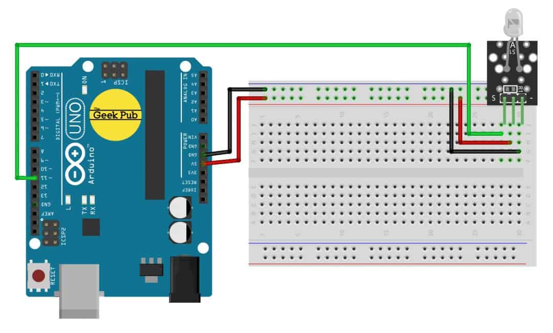 Sensor Wiki: KY-005 Infrared Transmitter (IR) - The Geek Pub