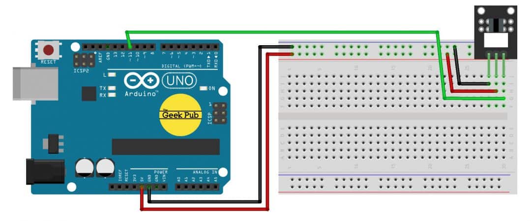 Sensor Wiki: KY-010 Light Barrier Module - The Geek Pub