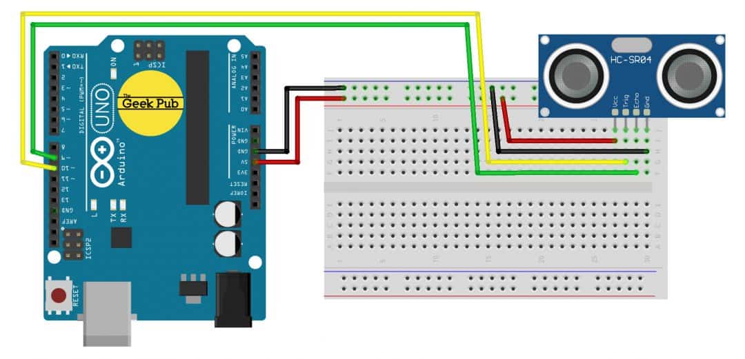 Sensor Wiki: KY-050 / HC-SR04 Ultrasonic Sensor - The Geek Pub