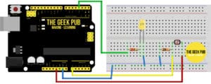 Arduino Light Sensor Triggers An LED Tutorial - The Geek Pub